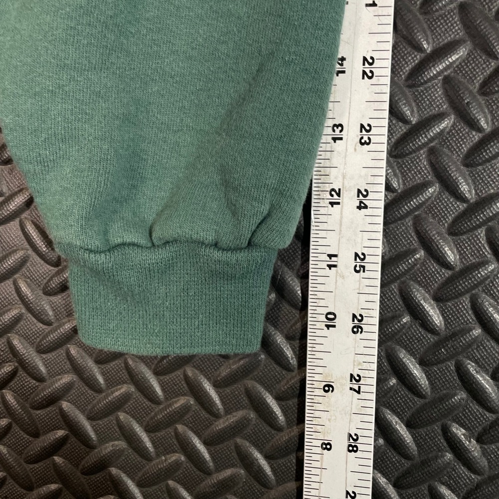 Alpha Epsilon Phi Soffe Heavy Cotton Green Crewneck Pullover Sweater Women's L - Picture 6 of 7